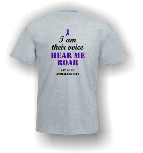 I am their voice - hear me roar. T-Shirt (Adult)