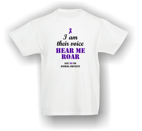 I am their voice - hear me roar. T-Shirt (Kids)