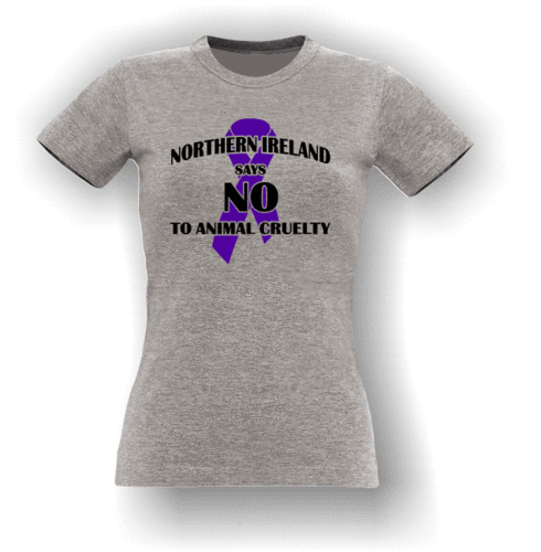Northern Ireland Says NO To Animal Cruelty (#3) T-Shirt (Adult)