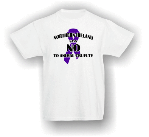 Northern Ireland Says NO To Animal Cruelty (#3) T-Shirt (Kids)