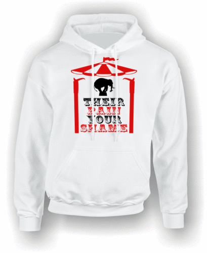 Their Pain Your Shame. Hoodie (Adult)