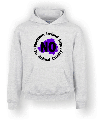 Northern Ireland Says NO To Animal Cruelty (#5) Hoodie (Kids)